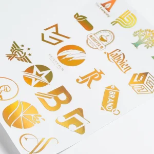 Factory Custom 3D Vinyl Material Waterproof Glossy High-End Finish Laser Printing Decorative Transfer Stickers Labels