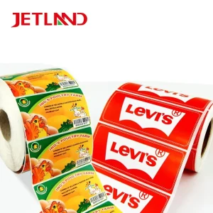 Factory Custom Bottle Packaging Labels Printing PVC PE PET Waterproof logo Labels Sticker Roll