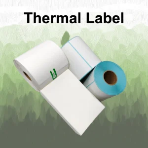 Factory Custom Durable Barcode Eco Friendly 100mm*150mm Direct Thermal Adhesive Label Roll for Logistics Packaging Waybill