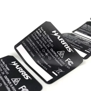 Factory Custom Logo Vinyl Electronic Product Labels Waterproof Oil Resistant Scratch Off Adhesive Stickers for Promotion