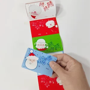 Factory Custom Printing Christmas Stickers Label Sticker Gift Roll