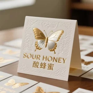 Factory Customized Business High-grade Gold and Silver Label Sticker