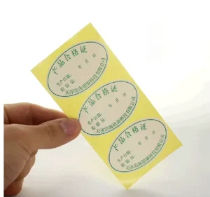 Factory Customized Sticker Roll Logo Label Offset Printing Blank Self Adhesive Glossy Sticker Paper