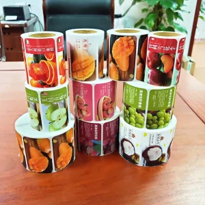Factory Direct Adhesive Sticker Labels with Customized Print