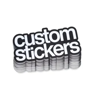 Factory Direct Custom Clear Stickers Transparent Vinyl Labels Promotion