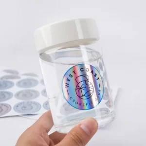 Factory Direct Eco Friendly Label Stickers Biodegradable Option for Juice Beverage Water Bottles