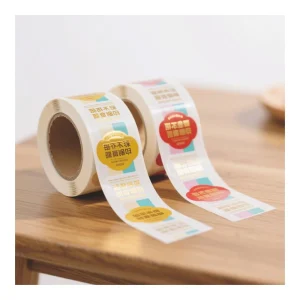 Factory Direct Metallic Stickers Decals Custom Logo
