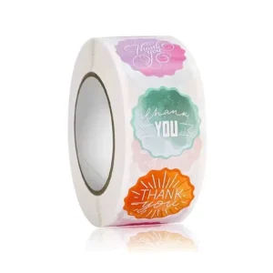 Factory Direct Sale Coated Paper Self-adhesive Stickers Eco-friendly Customized Logo Printing