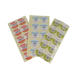 Factory Direct Waterproof Custom Printed Paper Adhesive Labels Stickers for Supermarket Product Branding
