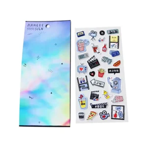 Factory Directly Eco Friendly Easy to Peel Stick Cartoon Paper Stickers for Children Toys Holiday Decoration & Craft Paper Card