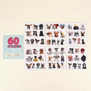 Factory Directly Supply Custom Printing Serve Self Adhesive Fashion Kiss Cut Sticker Sheets Set for Scrapbook Journal