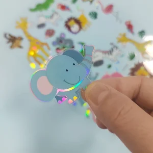 Factory Eco friendly Waterproof Zoo Cartoon Sticker for Kids