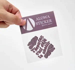 Factory Price Brand Logo Stickers Waterproof Vinyl Self Adhesive Matt Surface Die Cut Sticker Packs for Small Business