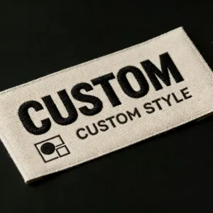 Factory Price Custom Own Logo Labels Woven Printed Brand Name Tag Durable Washable Garment Clothing Bags Premium Sewing Labels