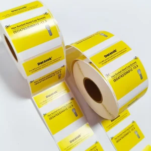 Factory Price Strong Adhesive Label Sticker Roll Adhesive Labels for Plastic Container