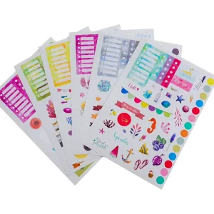Factory Price Waterproof Labels Paper Sticker with Cartoon in Sheet for Children