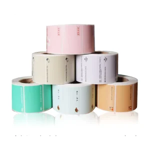 Factory Sales Customized Arbitrary Size Adhesive Sticker Label Rolls Printing logo Stickers