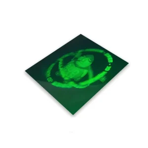 Factory Waterproof Hologram Sticker 3D Holographic Semi Transparent Polymer Label Sticker