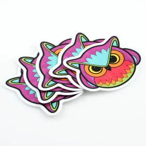 Fancy Popular Customized PVC Vinyl Sticker Sheet Label Adhesive Printed Dust Removable Die Cut Sticker