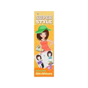 Fashion Cartoon Paper Sticker Book for Kids Eco-Friendly Removable Stickers Dress up Activities Custom Size Matte Varnishing