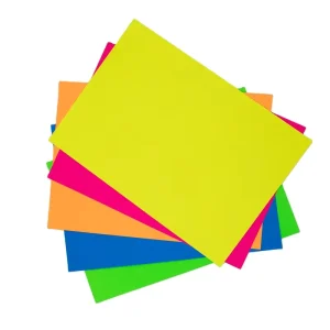 Fluorescent Self Adhesive Label Paper For Toy And Children Product Packaging