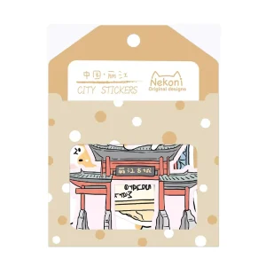 For Scrapbook Albums Sticker Pack Decorative Waterproof UV Printed Cartoon Animal Shape Flakes Adhesive