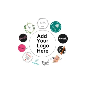 Free Design Custom Printed Logo Transparent Stickers Waterproof Clear Logo Printing Adhesive Sticker Factory Directly