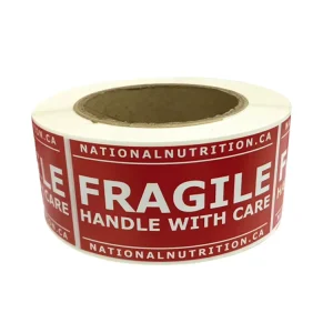Free Design Custom Printing Shipping Labels Fragile Sticker Warning Label Stickers