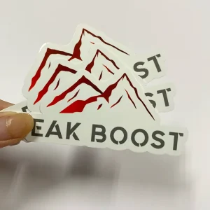Free Proofing Custom Die Cut Vinyl Sticker for Notebook UV Printing Waterproof Gloss Matte Finish with Logo