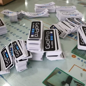 Free Proofing Custom Logo Decal Removable Self Adhesive Sticker for Promotional Advertising Decoration Use