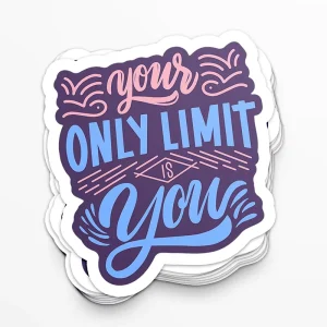 Free Proofing Waterproof UV Proof Gloss Adhesive PVC Vinyl Holographic Printing Gift Die Cut Logo Custom Sticker Decal