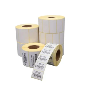 Free Sample OEM 2×4 Direct Printing Waybill Adhesive Barcode Sticker 50×100 For Shipping Packing Thermal Label Rolls