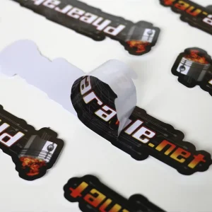 Free Sample Private Design Custom Die Cut Adhesive Paper Stickers Printing With Logo