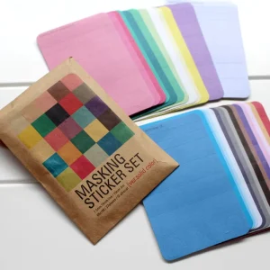 Fresh Style Stationery Stickers Vintage Paper Stickers & Decorative Tape for File Bag Scrapbook Journal & Notebook Decoration