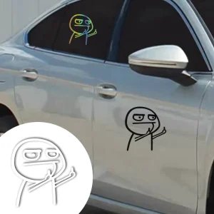 Funny Car Sticker Waterproof Car Decal Humorous Sticker for Cars Motorcycle Exterior Accessories