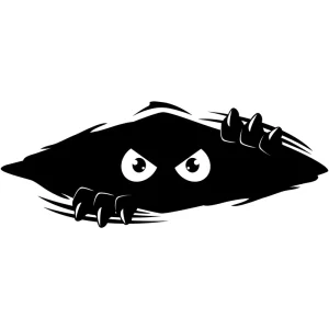 Funny Monster Cartoon Sticker for Cars Trucks Dents & Sports Cars Vinyl Stickers Car Decals Logo Sticker