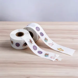 Girls Sticker Label Roll Adhesive Cute Printing Custom OEM Eco friendly Recyclable Sticker Gift Craft