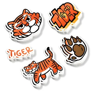 Glossy Die-Cut Custom Stickers Individual Personalized Stickers Logo Waterproof Vinyl Sticker Printing for Decoration