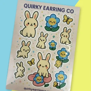 Glossy Lamination Multiple Patterns Easy to Peel and Apply Kiss Cut Sticker Sheets for Small Businesses