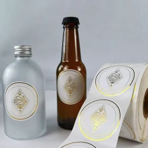 Good Price Self Adhesive Labels Adhesive Roll Logo Label Stickers Water Proof Customized Paper Waterproof Custom