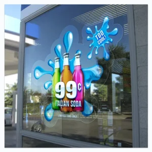 HD Super clear Self Adhesive Large Sticker Printing Super clear Transparent Decals