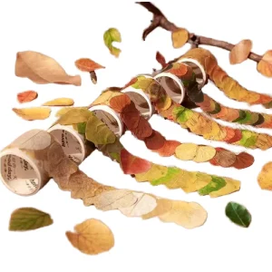 Handmade Eco Friendly Waterproof Paper Adhesive Sticker Square Shaped DIY Decorative Sticker for Holiday Decorations