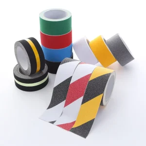 Heat Resistant Yellow Black PVC PE Tape Hot Melt Walkway Marking Tape Safety Road Warning Tape for Road Marking