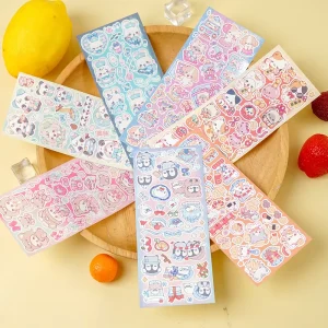 Hercter Cartoon Pattern Thin Die Cut Sticker For Anime Peripheral Journal Factory Direct Supply Make