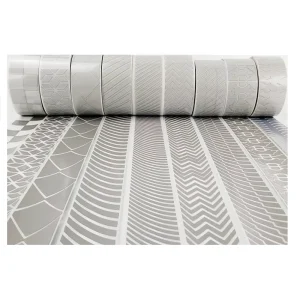Hi Viz Reflective Heat Transfer Vinyl HTV Roll 2″*50m Silver Iron On Vinyl Roll For T Shirt (Light Grey)