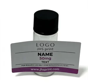 High Durability Peptide Vial Labels Sticker Waterproof Self Adhesive Customizable NAD+ for Beauty Lab Use for Peptide Vials