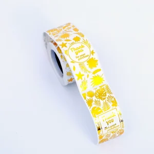 High Grade Sticker Rolls Business Packaging Candle Gift Wrapping Labels Candle Gift Stickers