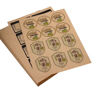 High Quality A4 80gsm Brown Self Adhesive Sticker Paper Removable Kraft PET Labels for Packing for Promotions