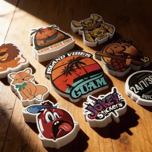 High Quality Custom Die Cut Stickers with Custom Patterns & Logos Creative Customizable with Multiple Materials