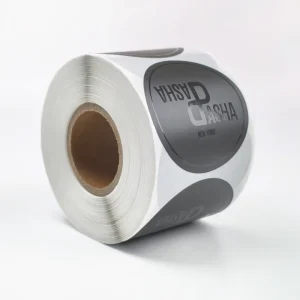 High Quality Custom Matte Round Label Rolls Waterproof Vinyl Stickers for Gift Wrapping
